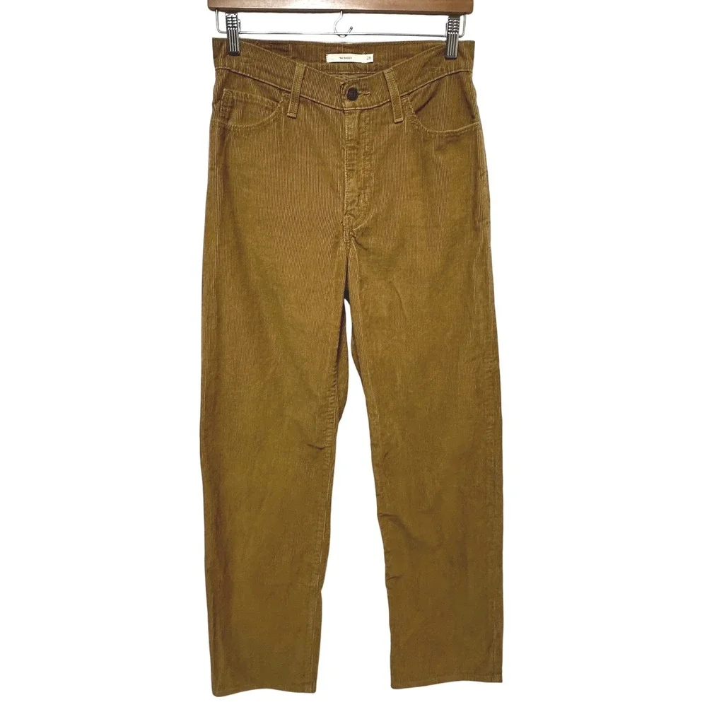 Levis '94 Baggy Corduroy Pants Womens 26x31 High Rise Straight Leg Skater Casual